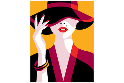 Flat illustration fashion illustration flat illustration vector art vector illustration