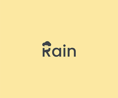 Rain branding design illustration logo ui vector