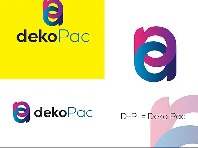 Deko Pac Modern Minimalistic logo design.. adobe illustrator branding design graphic design illustrator logo logo design vector
