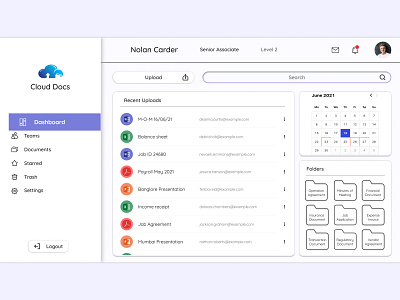 Document Management - Web App design design sprint document app document management figma figmadesign interaction design productdesign time problem ui user experience user interface uxui web app web design