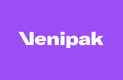 Venipak delivery andstudio animation bold branding delivery design logo logotype mark minimal symbol