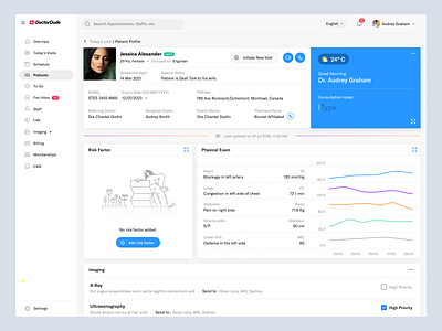 Patient Profile Management clinical dashboard clinical management dashboard doctor doctor dashboard health medical medical dashboard medical history patient patient dashboard patient management patient profile secretary dashboard