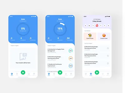 Professional Prep App app design illustration interface ios mobile ui ux