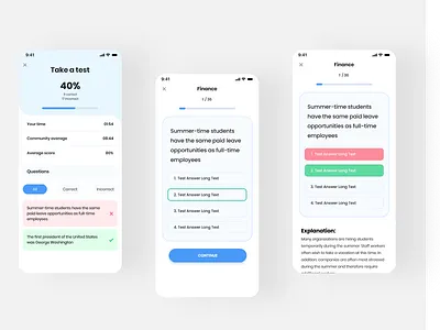 Professional Prep App app design interface ios mobile ui ux