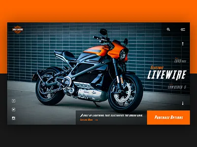 Harley Davidson Bike (Concept) appdesign bike branding design graphic design harlaydavidson illustration jimaar jimaarofficial logo ui ux vector web webdesign website websitedesign