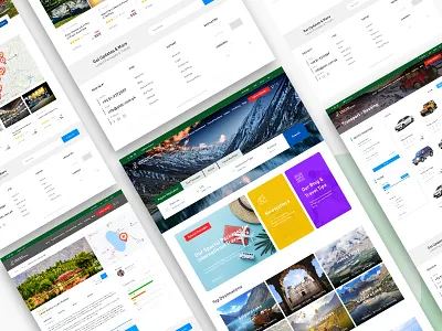 Web Design - Tourism PTDC design graphic design ui ux
