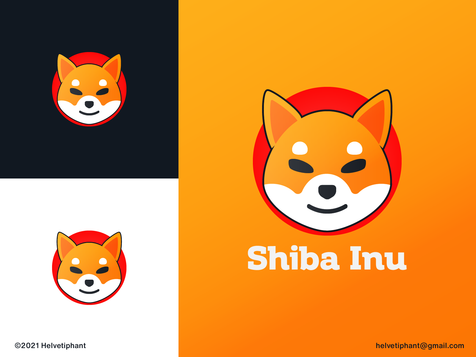 Shiba Inu Token - Logo Refreshing by Helvetiphant™ on Dribbble