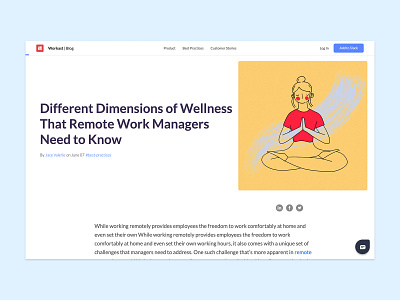 Wellness character design girl illustration ilustración ilustration product illustration startup ui ui design