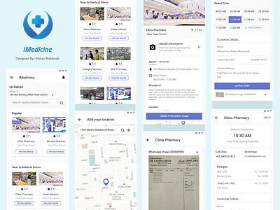 Online Medicine App design mobile uidesign ux design