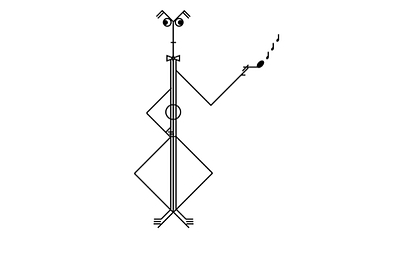 a man playing guitar black and white digital art guitar illustration logo man