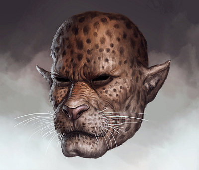 Jaguar Mask 2dart characterdesign design digital painting digitalart fantasy illustration warrior