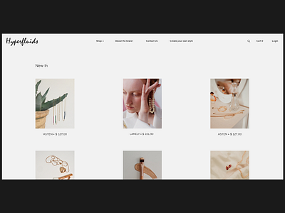 Hyperfluids shop branding design graphic design ui ux web design