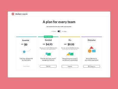 Pricing page pricing pricing page product design ui ui design ux