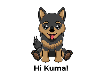 Dog cartoon character branding cartoon character cute cute design design dog doodleart illustration logo ui ux vector