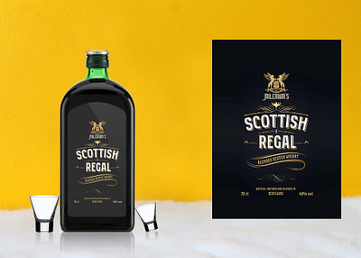 New Whisky Bottle Mockup bottle design illustration latest mockup new premium psd whisky