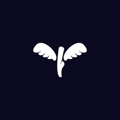 Winged Ballet Logo (for Sale) ballerina ballet buy dance fly foot logo logos logos for sale logotype man movie sale sales school tattoo theatre wing winged wooman