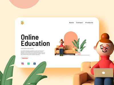Online education branding christeena chumma chumma.design design illustration illustrator logo ui