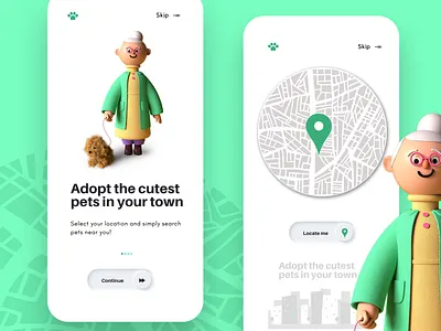 Adopt cute pets branding christeena chumma chumma.design design illustration illustrator ui