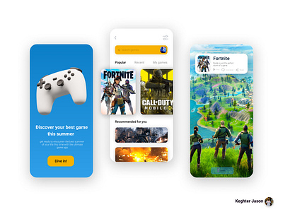 Game play UI design concept app design designer game app game app concept ui