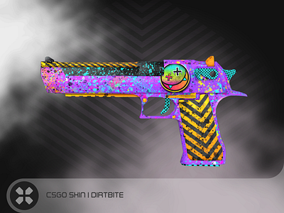 Dirt Bite Desert Eagle CSGO Skin counter strike counterstrike csgo desert eagle deserteagle gun neon skin weapon