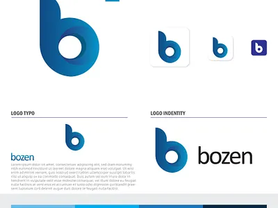 Bozen Logo Design app design icon illustration logo vector