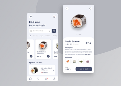 Sushi Apps app app design app food app sushi apps sushi design e comerce fish food japan mobile mobile design sushi ui ui design ux ux dsign