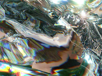 Sharpened Daggers 3d abstract beach c4d chrome chrometype cinema 4d holographic summer water waves
