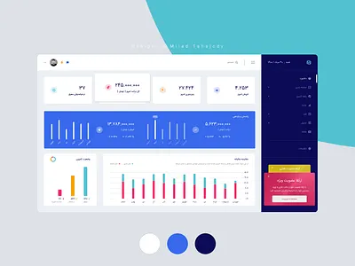 TARAZ - Persian Dashboard admin panel adobe xd dashboards design illustration minimal design uiux uiux design user experience user interface web design