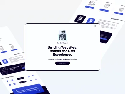 Portfolio Landing Page concept design landing page portfolio portfolio design web