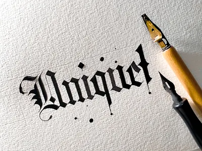 Be Unique! 3d animation branding calligraphy calligraphy and lettering artist calligraphy artist calligraphy font design graphic design handwrittenfont illustration logo motion graphics typography ui