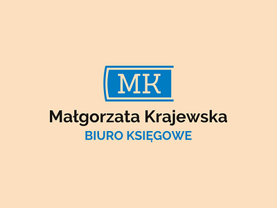 Logo For Małgorzata Krajewska Bioro Księgowe by Michał Pieczyński on ...