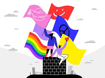 Make Change with The Movement branding design illustration illustration design illustrations illustrations／ui illustrator logo ui ux