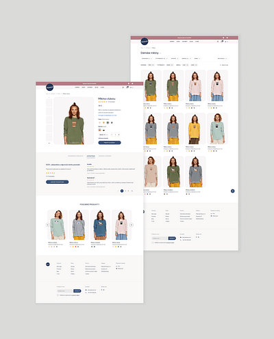 Online shop - Squeaky clothing clothing ecommerce figma filters product product detail typography uiux web design