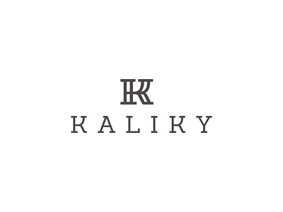 Logo For Kaliky black elegant exclusive jewellery k lettermark k monogram lettermark logo minimal minimalist monogram prestige typography white