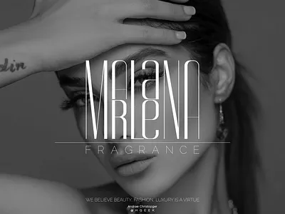 MARLAENA FRAGRANCE branding design graphic design image branding lettermark logo logo design monogram vector