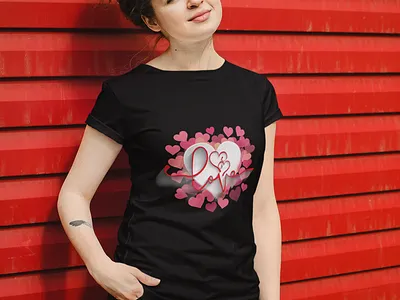 Love Heart Logo Design design graphicdesign illustration logo stylish tshirt typography