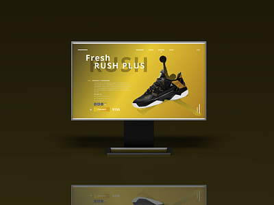 Nike Jordan animation basketball branding colors design flat gradient graphic design jordan logo minimal nike shoe ui ux vector web webdesign website