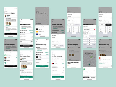 Confirm Booking - Helpify (On demand service app) app app design booking page dailyui design flat ios app minimal payment screen payment ui product design review ui uber for x ui ux