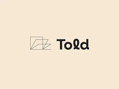 Told | Brand author book brand branding identity learning logo people publishing reading story told