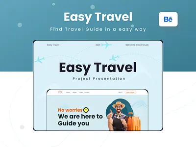 Easy Travel- Find Travel Guide ux website
