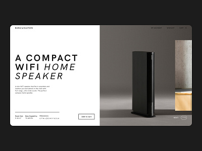 Beosound Emerge — Style Frames // 003 clean design figma flat graphic design minimal modern web design