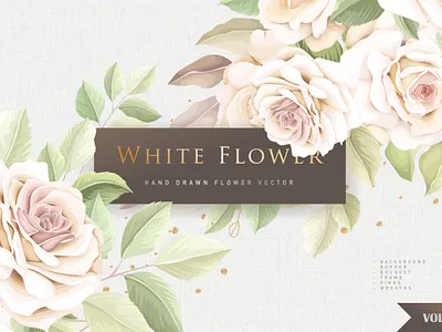 hand drawn floral wedding card bundle background card collection decoration design floral flower frame illustration invitation logo spring vector vintage wedding