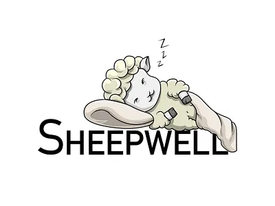 Sheep cartoon character branding cartoon character cute cute design design doodleart illustration logo mascot sheep ui ux vector