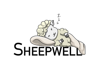 Sheep cartoon character branding cartoon character cute cute design design doodleart illustration logo mascot sheep ui ux vector