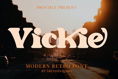 Vickie - Modern Retro Font advertising branding classy display display font elegant fashion font fonts lettering logo magazine minimalist modern sans serif serif stylish typeface typography unique