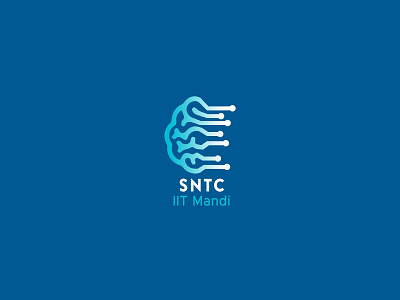 SNTC IIT Mandi Logo branding design graphic design logo