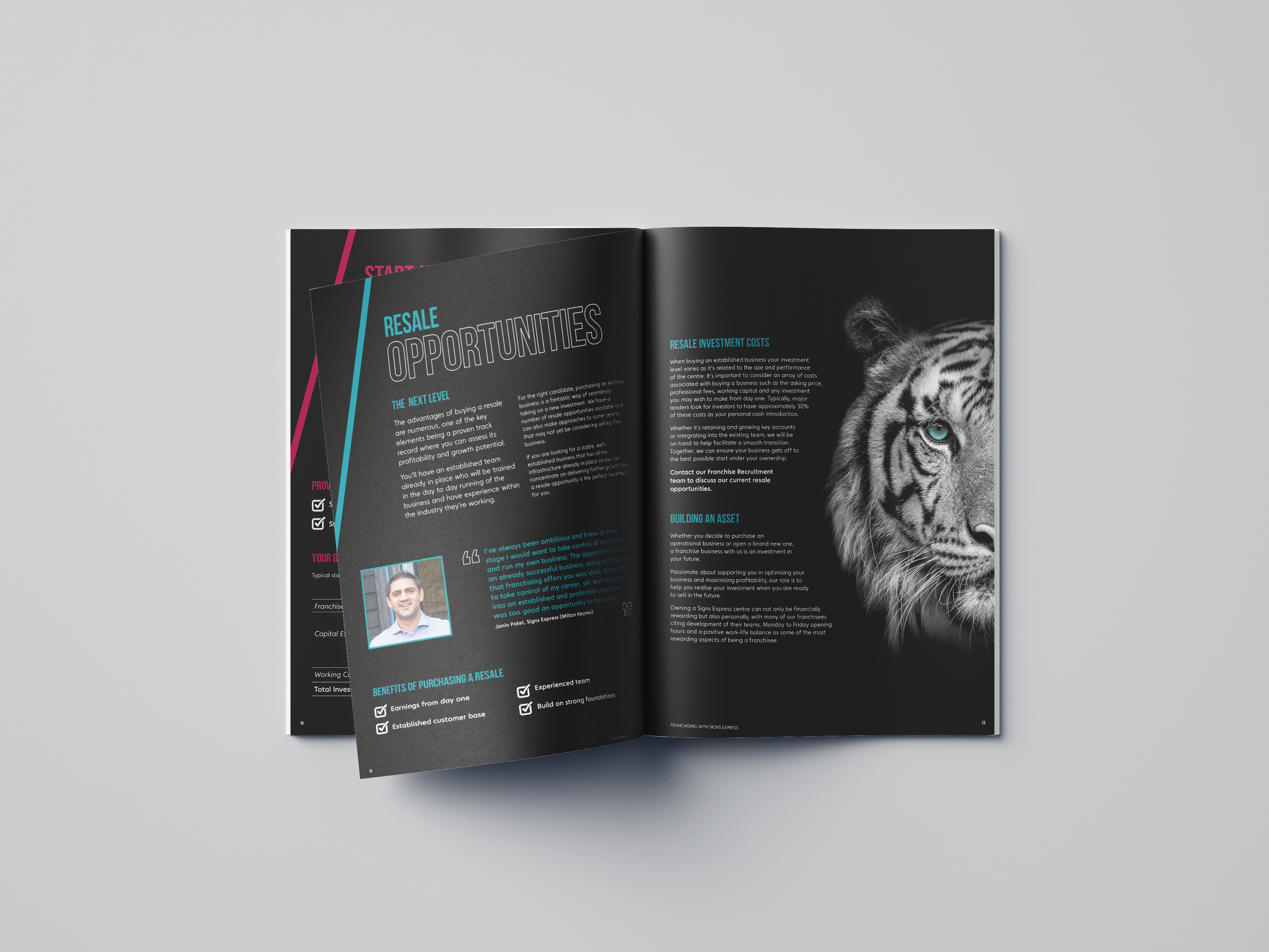 Example of 32 page Brochure - Signs Express Head Office