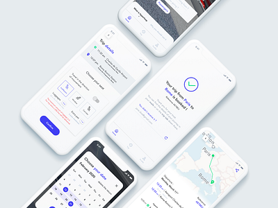 Hyperloop | Transport App Concept app app design efficient mobile app modern app transport transport app ui ux