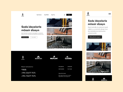 azpol.az | Corporate webpage | UI design app azerbaijan bllack branding bussiness clean corporatee creative dark mode design kerim landing page letif mobile ux white