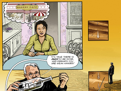 Benjamin Franklin's The Way To Wealth – p. 41 adobe illustrator adobe photoshop american history comics graphic novel illustration success